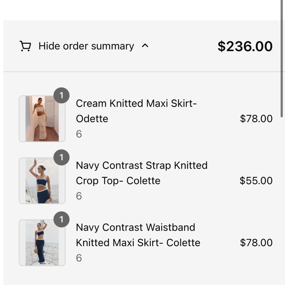 4th and reckless maxi skirt set size UK 6 - Picture 3 of 4